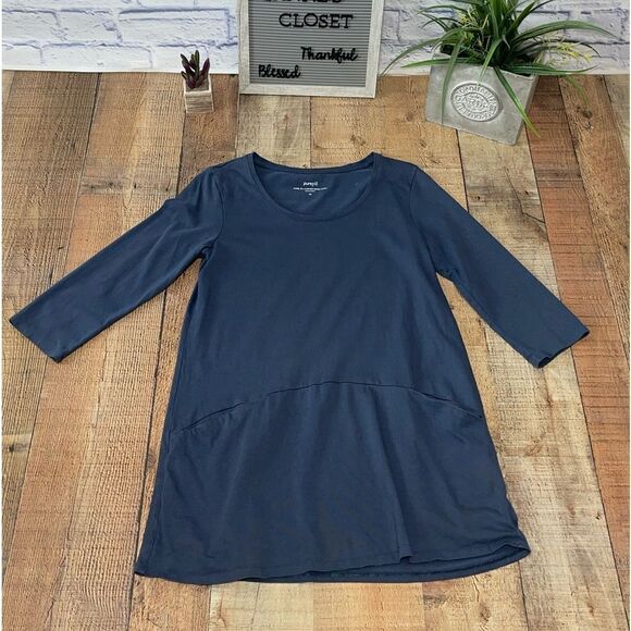 J. JILL | Blue Curved Seam Tunic Top | XS - Picture 6 of 11